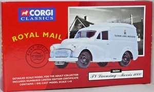 Corgi Morris Minor 1000 Van licencia de TV azul escala 1:43 - Imagen 1 de 1