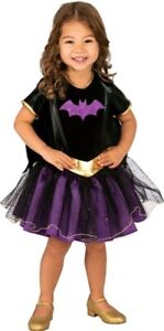 New Toddler Girls DC Comics Batgirl Halloween Costume Tutu Dress Purple 4T