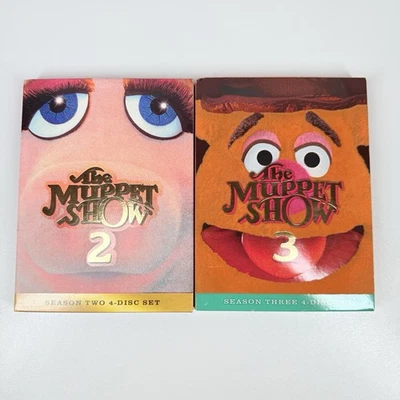 The Muppet Show Season Two 2 Three 3 Muppets TV Series 4 Disc DVD Sets - Image 1 of 4