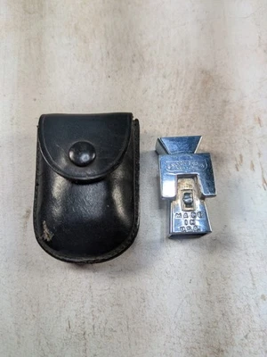 Medidor de exposición de lectura directa marrón Saymon Leica RF raro con estuche de cuero NY EE. UU. Foto 1 de 4