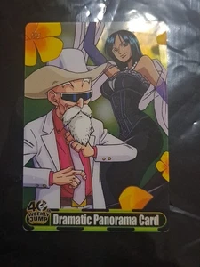 Master Roshi Nico Robin Dragon Ball One Piece 40th Weekly Jump Card JADP-04-022 - Bild 1 von 2