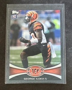 2012 Topps - George Iloka Rookie Black Parallel #22/57 Bengals RC SP - Picture 1 of 2