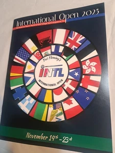International Open 2025 Programm Pool Billard Pat Fleming - Bild 1 von 7