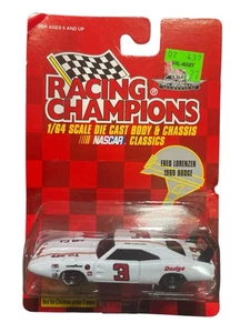 Racing Champions White 1969 Dodge Daytona # 3 Fred Lorenzen  1/64 Scale - Picture 1 of 2