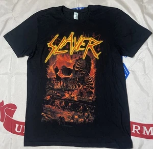 Slayer Final World Tour 2018-2019 Mens Black L Official Band Concert T-Shirt - Picture 1 of 8