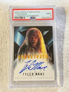 Tarjeta graduada Topps X-Men 2000 película Tyler Mane autógrafo PSA 9 como nueva en losa - Imagen 1 de 8
