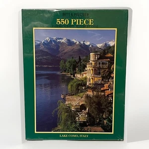Rompecabezas entrelazado Lago de Como, Italia 550 piezas por brocas y piezas 18" x 24" - Imagen 1 de 3