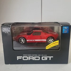 Nikko Premium Edition RC Red Ford GT 1:32 1/32 Scale RadioShack Exclusive  - Picture 1 of 9