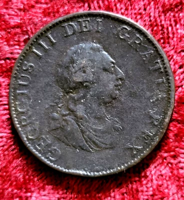 1799 Great Britain 1/2 Penny - George III  Nice Grade - Image 1 of 2