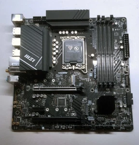 MSI Pro B760M-A WiFi Intel B760 Mainboard Sockel LGA 1700 DDR5 Pins verbogen - Bild 1 von 16