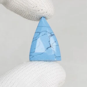 11.38 Ct. Fancy Cut Natural Blue Turquoise Loose Gemstone For Jewelry Making - Imagen 1 de 4