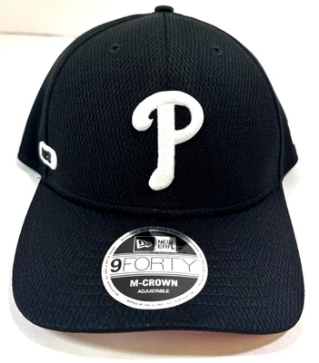 Philadelphia Phillies MLB NE 2025 M- Crown Snapback Adjustable Hat~Black/White - Image 1 of 4