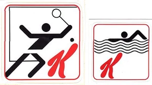 2 Kellog's Aufkleber - Kellogs Sticker - Frühstück - Decal - Autocollant (43) - Picture 1 of 1