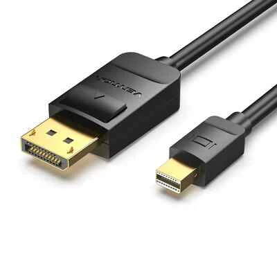 2M Mini DisplayPort to DisplayPort Cable 4K Male to Male Thunderbolt 2 Macbook - Image 1 of 4
