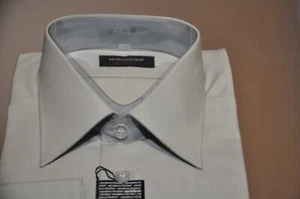 Camisa bordada de seda Maximal manga larga True Vintage años 70 verde talla 37/S - Imagen 1 de 4