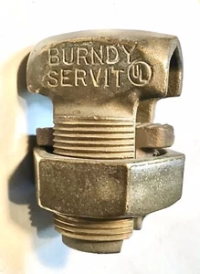 Ein neuer Burndy Servit KS34 3-500 Wasserhahn 500 laufen neuer alter Lagerbestand - Bild 1 von 4