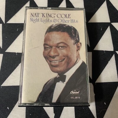 Nat King Cole "Night Lights & Other Hits" Cassette Tape (Capitol 4XL-9519) Foto 1 de 4