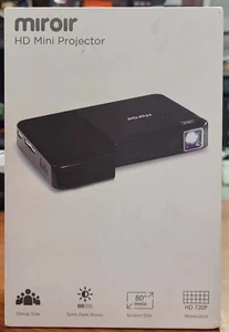 Miroir M175 HD Tilt Mini LED Projector - Picture 1 of 5