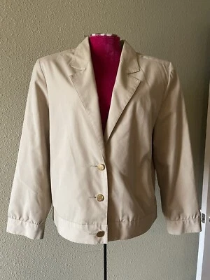 Chaqueta corta vintage Bleyle de 3 botones XL mezcla de algodón manga clásica Love Foto 1 de 4