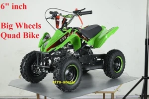 49CC STARTER MINI QUAD BIKE 6" WHEEL BUGGY KIDS 4 WHEELER POCKET DIRT RIDE ON - Picture 1 of 10