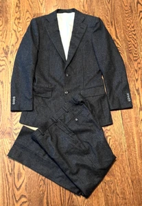 Suitsupply Suit Mens 2 Piece Size 31x29 Pinstripe Italian Wool Flannel Ormezzano - Imagen 1 de 5