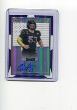 2019 Leaf Army All American Bowl Metal Purple Flag Quentin Skinner Auto 1/10