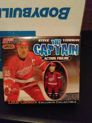Steve Yzerman  The Captain Action Figure 2nd Edition Collectible Cover