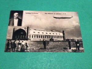 Germany Zeppelin Airship Hamburg Fuhisbuttel Repro Souvenir Postcard A21587 - Picture 1 of 3