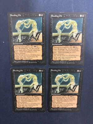 MTG 4X FALLEN EMPIRES BREEDING PIT MAGIC THE GATHERING ENCHANTMENT BLACK COMMON - Image 1 of 4