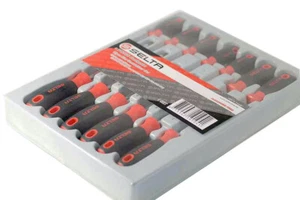 Selta Taiwan 13pc Torx Star Screwdriver Set Cr-V Blade: T5-T45 with PVC Tray - Picture 1 of 7
