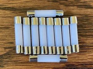 10 New Warm White Frosted 8V Fuse Lamp LED Light Bulbs Marantz No Hot Spots! - Picture 1 of 5