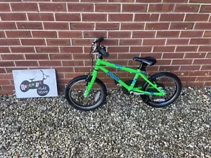 Squish Bike Green 16” First Pedal Bike Lightweight 5 6 7 Year Old Mountain Bike - Picture 1 of 10