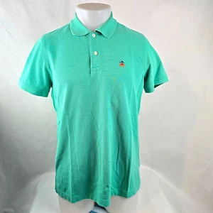 Brooks Brothers Shirt Mens Medium Green Polo Slim Fit Embroidered Logo Preppy - Picture 1 of 7
