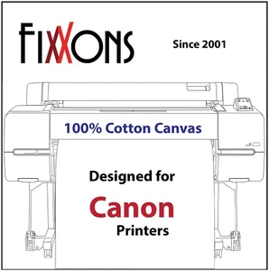 Lona de algodón de inyección de tinta ultra premium mate para rollo Canon 17" x 40' (3 rollos) - Imagen 1 de 1