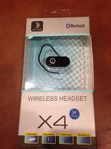 DELTON X4 Bluetooth Head set Black - Bild 1 von 2