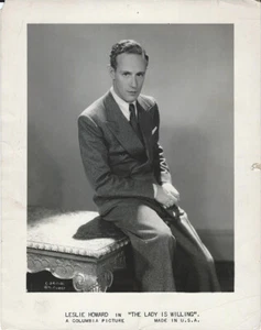 Leslie Howard - The Lady Is Willing (1934) - 8X10 original photo - Picture 1 of 2
