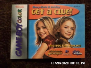 Mary Kate & Ashley Get A Clue! (GBC) Instruction Manual Only... NO GAME - Bild 1 von 2