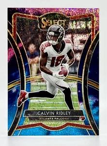 2019 Select Premier Level Cosmic Prizm #117 Calvin Ridley RC SP Atlanta Falcons - Picture 1 of 2