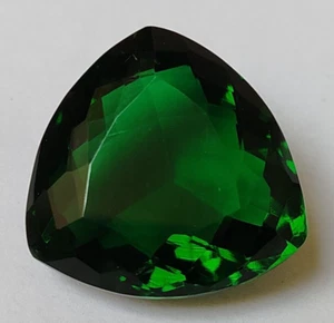 AAA+ 64,20 quilates grande amatista verde corte trillón piedras preciosas sueltas regalo para mujer - Imagen 1 de 6