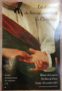 CARAVAGE ORIGINAL POSTER AUSSTELLUNG 1977 MUSEE DU LOUVRE PARIS - Bild 1 von 1