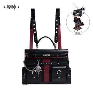 Official Genshin Impact Wriothesley PU Tote Handbag Shoulder Messenger Bag Gift - Picture 1 of 13