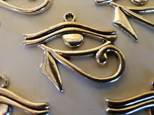 Bronze Silber Glas Cabochon Charm Anhänger Ohrring Halskette Armband Traum Hamsa - Bild 1 von 22