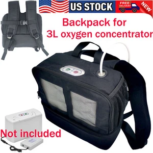 Mochila Bolsa de Transporte Compatible para Bolsa Concentradora de Oxígeno Portátil 3L Solo EE. UU. - Imagen 1 de 20