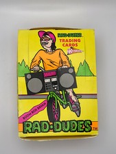 Pacific 1990 Rad Dudes Trading Cards Wax Box, 36 Packs Complete