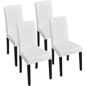 4pcs Dining Chairs High Back Padded PU Leather Chair with Wood Legs for Kitchen - Picture 1 of 7