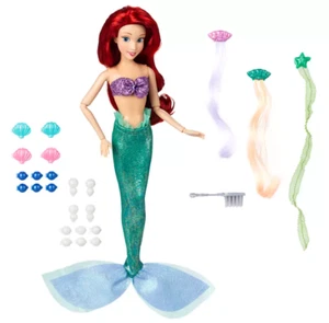 Disney store Official Little Mermaid Ariel Styling Hair Play Doll with extension - Picture 1 of 4
