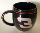 Nascar Dale Earnhardt #3 Black Coffee Mug w/ Gold Trim