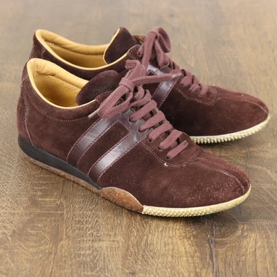 BALLY FREE Women's Size 6M Burgundy Brown Suede Leather Sneakers Trainers ITALY - Image 1 of 4
