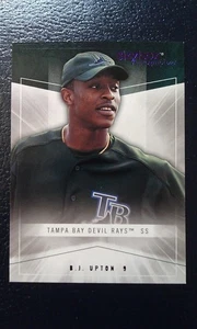B.J. Upton Devil Rays 2005 Skybox Autographics Purple Fleer No Serial # 1/1? WOW - Picture 1 of 3