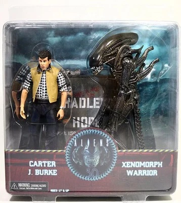 Aliens Hadleys Hope Carter J. Burke VS Xenomorph Warrior Deluxe Pack Figure Toy - image 1 of 4